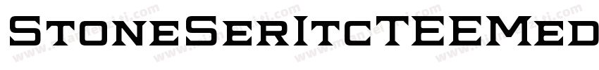 StoneSerItcTEEMed Regular字体转换